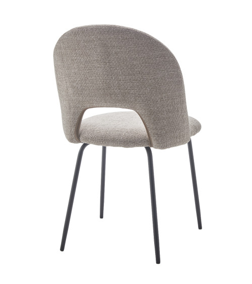 Sillas de comedor CECILE – Pack 4 uds. | Diseño elegante y tapizado cómodo