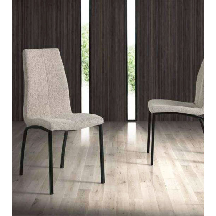 Pack 4 sillas tapizadas INGRID