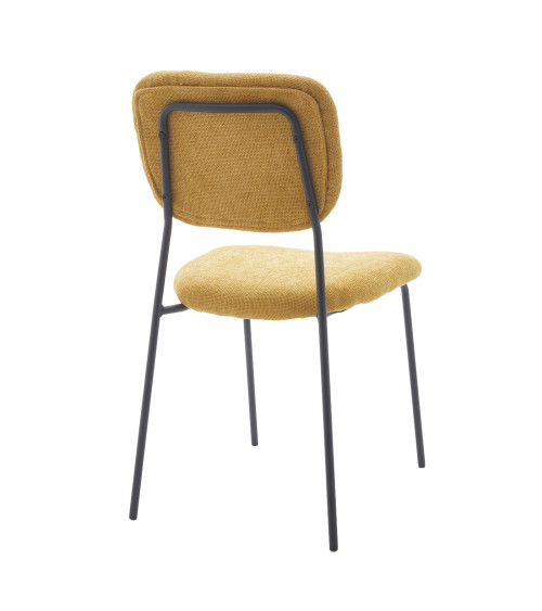 Pack 4 sillas Tull – Apilables, tapizadas y modernas