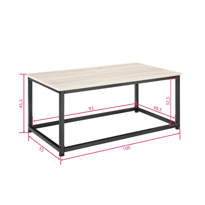 Mesa de centro Viera – Diseño moderno y resistente