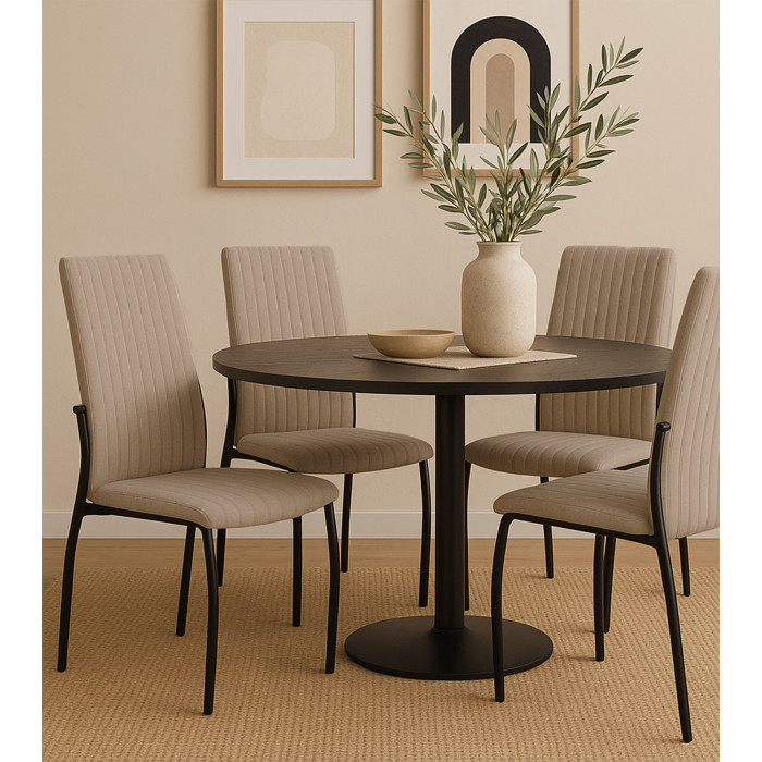 Pack 4 sillas tapizadas TASYA