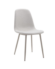 Pack 4 Sillas Bolo – Tapizadas antimanchas y patas crema