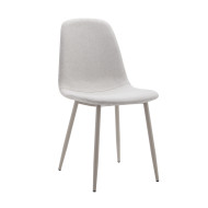 Pack 4 Sillas Bolo – Tapizadas antimanchas y patas crema