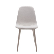 Pack 4 Sillas Bolo – Tapizadas antimanchas y patas crema