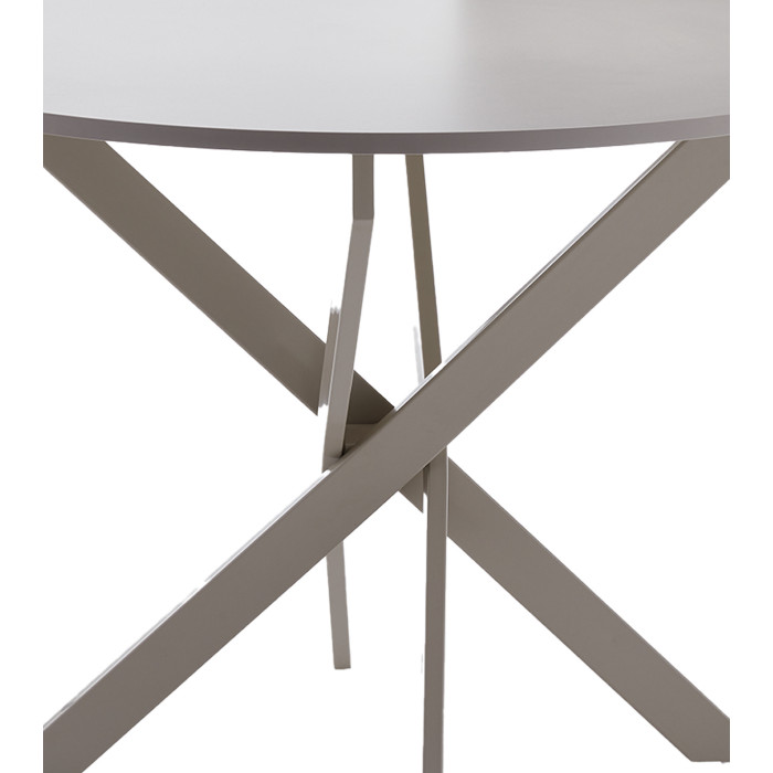 Mesa redonda BLAKE – Estilo industrial para comedor o cocina Mesa redonda BLAKE – Estilo industrial para comedor o cocina