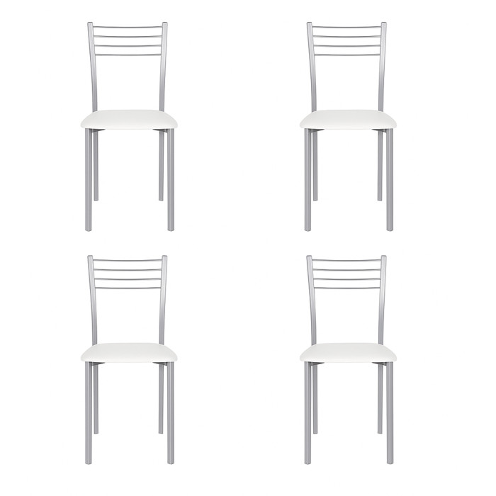 Pack 4 sillas Coll – Sillas de cocina tapizadas en PVC