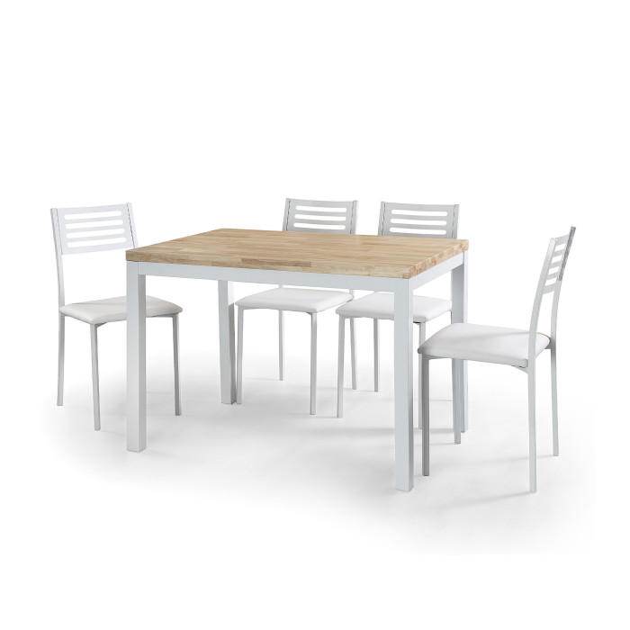 Pack 4 sillas Jul – Sillas de cocina tapizadas en PVC