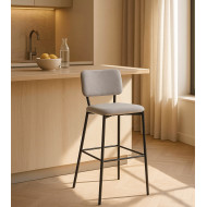 Taburetes Ned – Pack de 4 tapizados en tela antimanchas Taburetes Ned – Pack de 4 tapizados en tela antimanchas