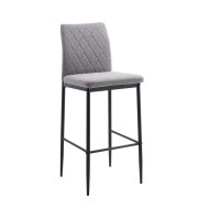 Taburetes Estor – Pack de 4 altos con tapizado antimanchas