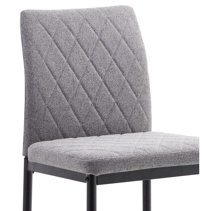 Taburetes Estor – Pack de 4 altos con tapizado antimanchas