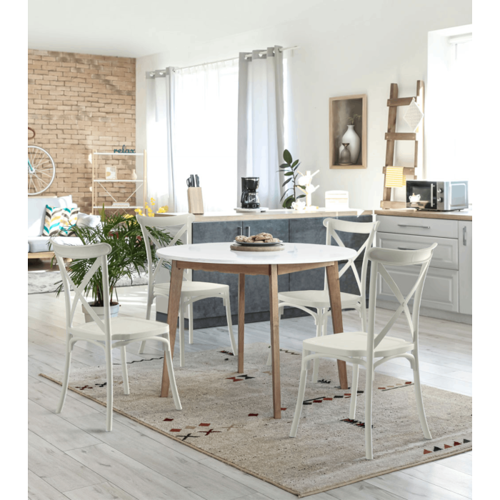 Pack 4 sillas polipropileno BONNIE