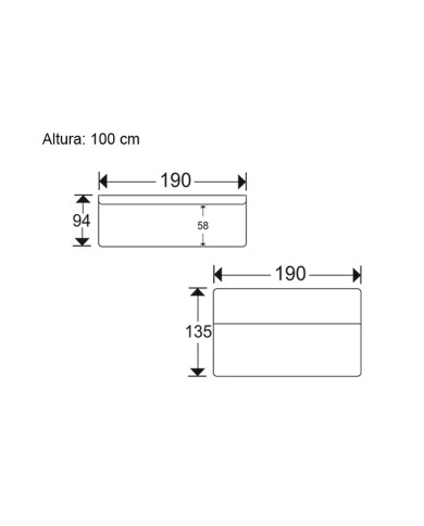 Sofá cama Tedgi – Apertura clic clac con arcón y colchones de poliuretano Sofá cama Tedgi – Apertura clic clac con arcón y colchones de poliuretano