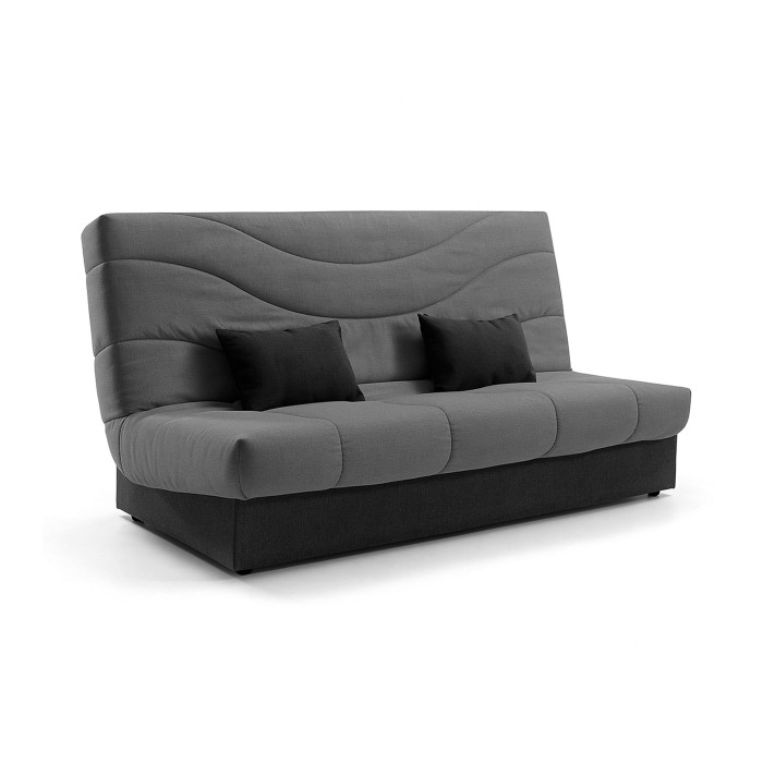 Sofá cama Tedgi – Apertura clic clac con arcón y colchones de poliuretano