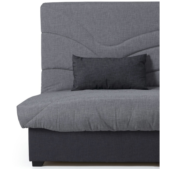 Sofá cama Tedgi – Apertura clic clac con arcón y colchones de poliuretano