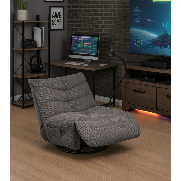 Sillón gaming Dami – Relax eléctrico y brazo móvil para gamers