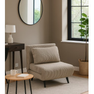 Sofá cama Triana – Sillón plegable clic clac con cojín lumbar