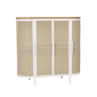 Aparador Maya – Diseño vintage ovalado con estructura metálica