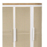 Aparador Maya – Diseño vintage ovalado con estructura metálica