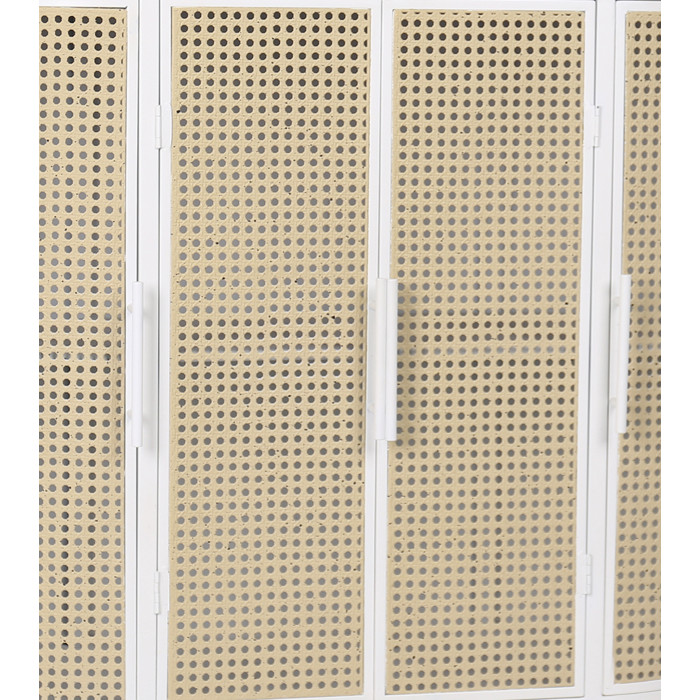 Aparador Maya – Diseño vintage ovalado con estructura metálica