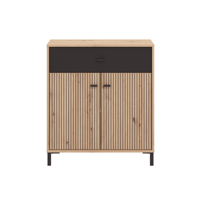 Aparador Avion – Mueble moderno con acabado roble y efecto alistonado