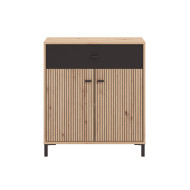 Aparador Avion – Mueble moderno con acabado roble y efecto alistonado