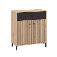 Aparador Avion – Mueble moderno con acabado roble y efecto alistonado