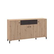 Aparador Avion – Mueble moderno con acabado roble y efecto alistonado