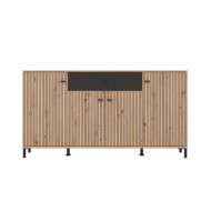 Aparador Avion – Mueble moderno con acabado roble y efecto alistonado