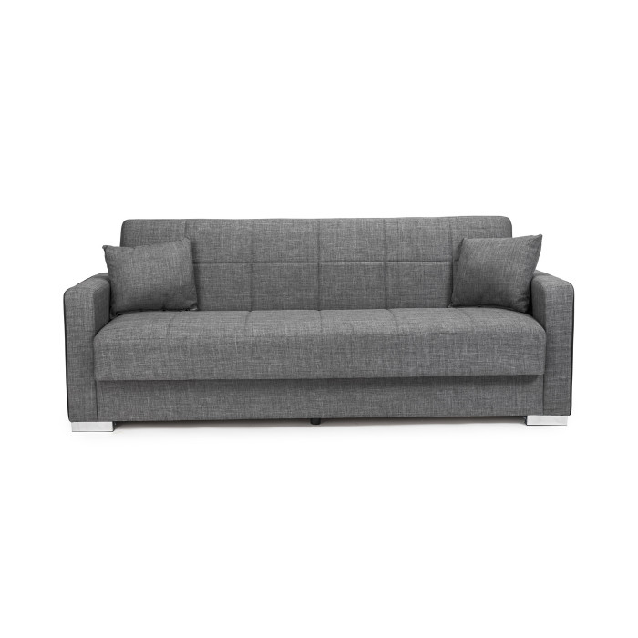 Sofá cama Torra – Con arcón, muelles y cojines incluidos