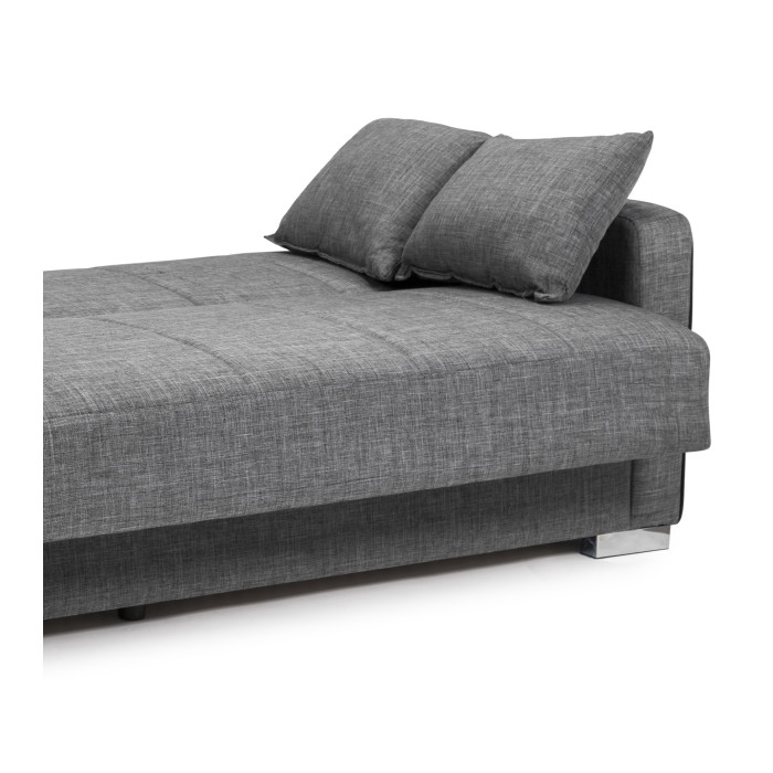 Sofá cama Torra – Con arcón, muelles y cojines incluidos