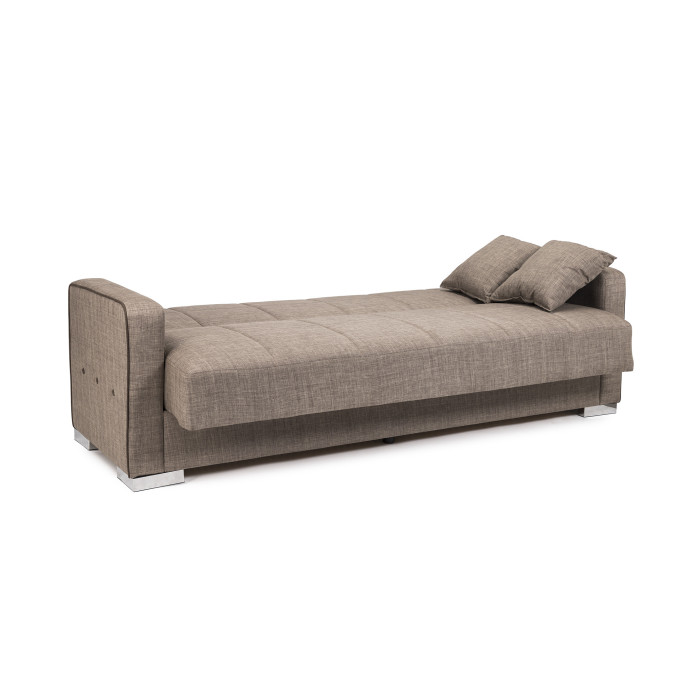 Sofá cama Torra – Con arcón, muelles y cojines incluidos