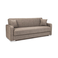 Sofá cama Torra – Con arcón, muelles y cojines incluidos