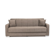 Sofá cama Torra – Con arcón, muelles y cojines incluidos