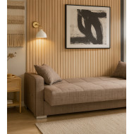 Sofá cama Torra – Con arcón, muelles y cojines incluidos