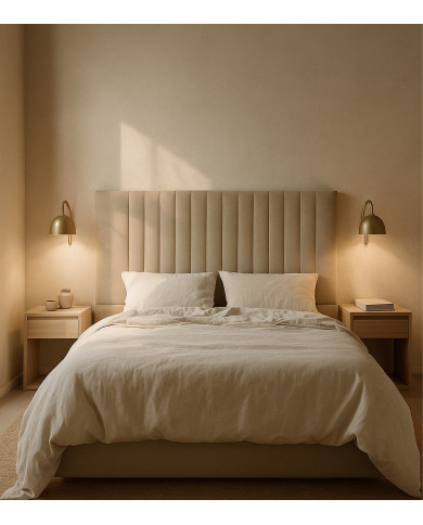 Cabecero Artik – Diseño acolchado con rayas verticales