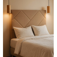 Cabecero Eupa – Tapizado en polipiel o tela, diseño moderno Cabecero Eupa – Tapizado en polipiel o tela, diseño moderno