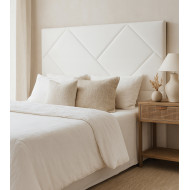 Cabecero Eupa – Tapizado en polipiel o tela, diseño moderno Cabecero Eupa – Tapizado en polipiel o tela, diseño moderno