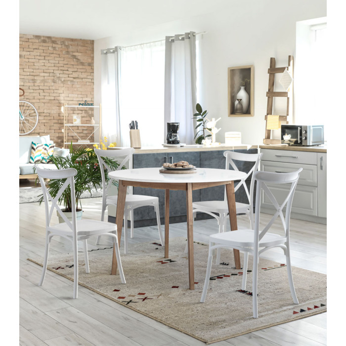 Pack 4 sillas polipropileno BONNIE