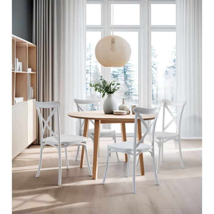 Pack 4 sillas polipropileno BONNIE