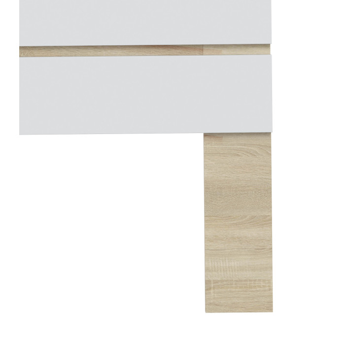 Cabezal Ébano cama 90 cm – Diseño moderno y fijación a pared