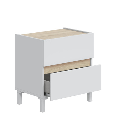 Pack Ébano – Cabecero con dos mesitas de noche moderno y funcional Pack Ébano – Cabecero con dos mesitas de noche moderno y funcional