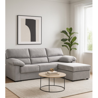 Sofá Chaise Longue Denver – Reversible, cómodo y tapizado antimanchas