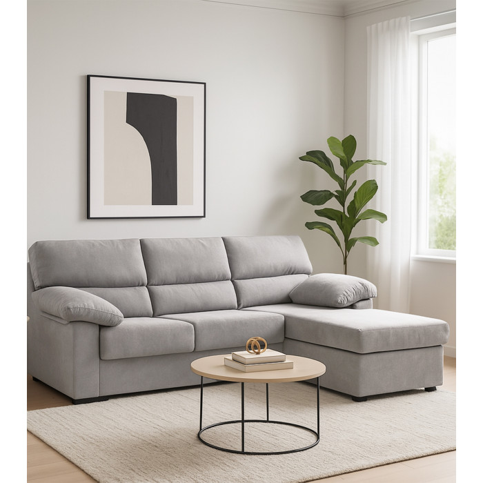 Sofá Chaise Longue Denver – Reversible, cómodo y tapizado antimanchas