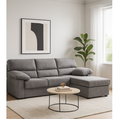 Sofá Chaise Longue Denver – Reversible, cómodo y tapizado antimanchas Sofá Chaise Longue Denver – Reversible, cómodo y tapizado antimanchas
