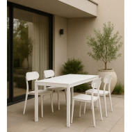 Mesa de comedor Merber – Fija, funcional y apta para exterior