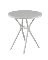 Mesa auxiliar Gaia – Redonda y ligera para exterior o interior
