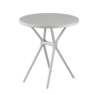 Mesa auxiliar Gaia – Redonda y ligera para exterior o interior