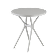 Mesa auxiliar Gaia – Redonda y ligera para exterior o interior