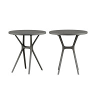 Mesa auxiliar Gaia – Redonda y ligera para exterior o interior