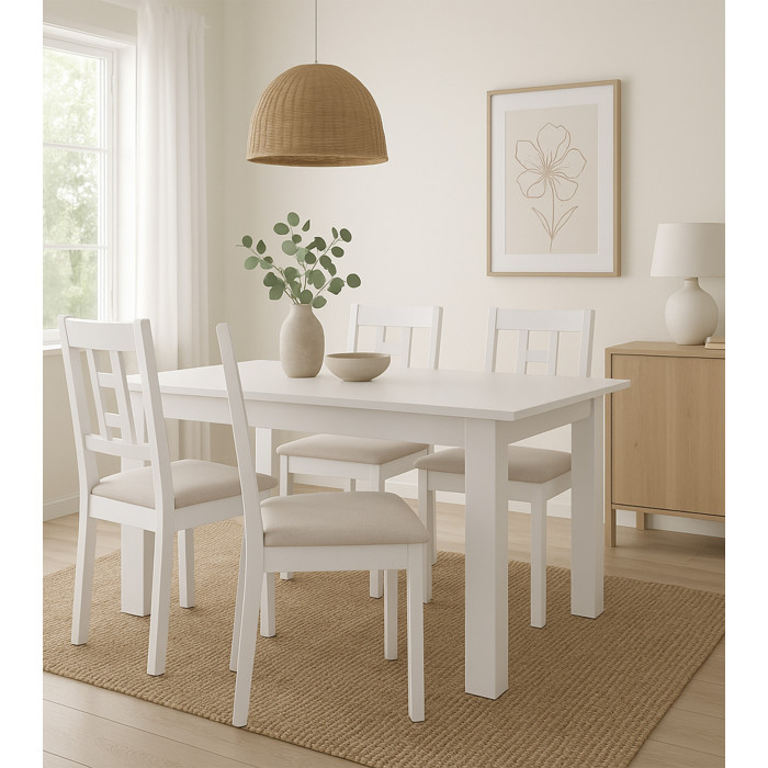 Mesa de comedor Nerea – Extensible, diseño y funcional